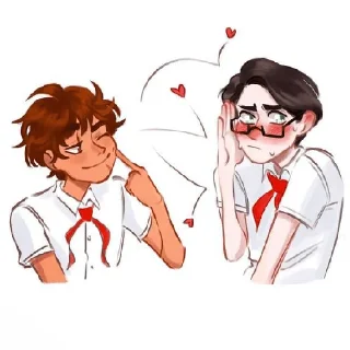 Стикер Володечка и Юрочка - 3