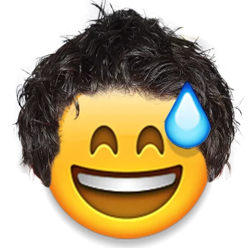 Sticker Волосатые Эмоджи - 11