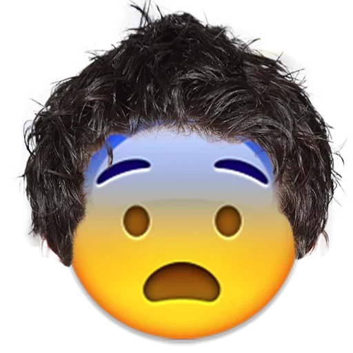 Sticker Волосатые Эмоджи - 6