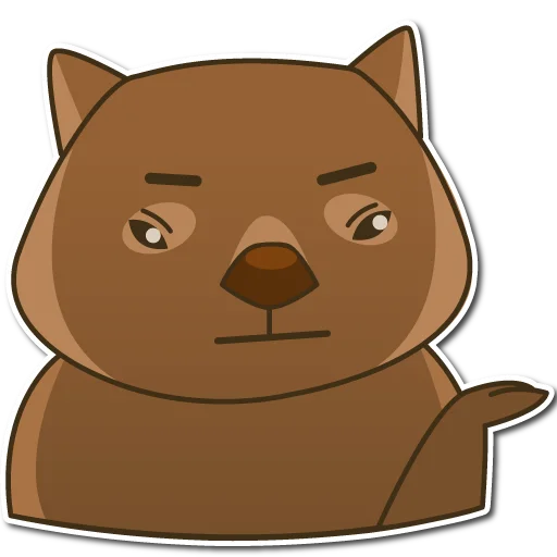 Sticker Вомбат - 11