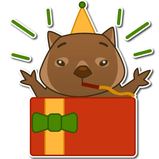 Sticker Вомбат - 7