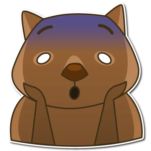 Sticker Вомбат - 6