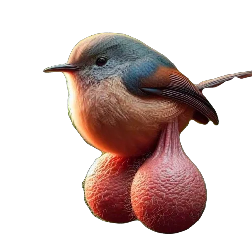 Воробей с яйцами - 