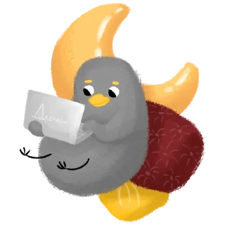 Sticker Джуниор-ворона - 10