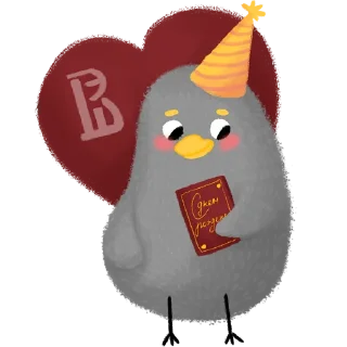 Sticker Джуниор-ворона - 0