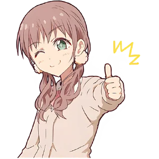 Sticker Вредная-чан @Nyasticks - 0