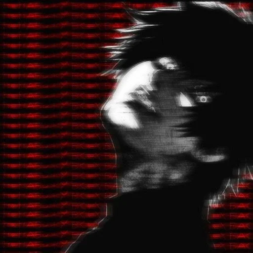 human face art curtain