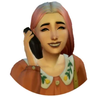 Стикер Всратый симс 4 - 1