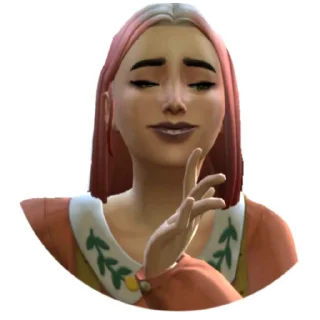 Стикер Всратый симс 4 - 3