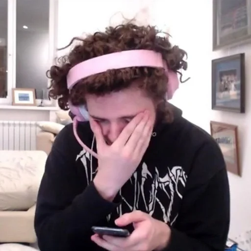 person indoor human face