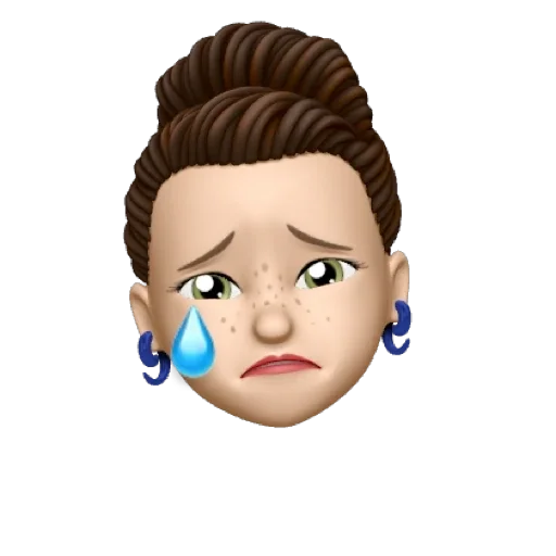 мультфильм человеческое лицо щека