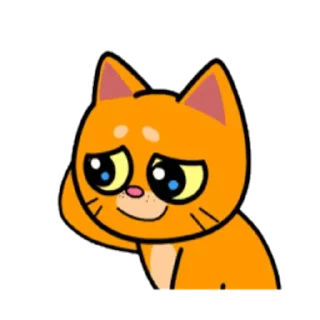 Sticker Red Cat @stickersb2b - 8