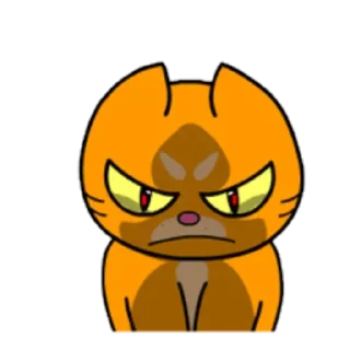 Sticker Red Cat @stickersb2b - 7