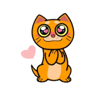 Sticker Red Cat @stickersb2b - 11