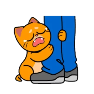 Sticker Red Cat @stickersb2b - 10
