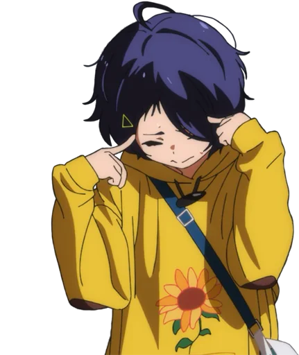 anime cartoon human face