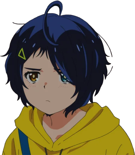 anime cartoon human face