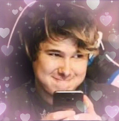 person human face mobile phone