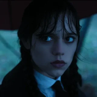 Sticker Wednesday Addams by: @Darkdemons 📼🔭 - 1