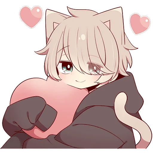 Стикер WHITE_BROWN_KITTEN2_Nyasticks - 1