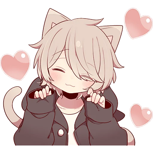 Стикер WHITE_BROWN_KITTEN2_Nyasticks - 1