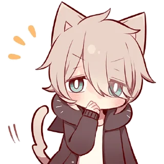 Sticker Коричневый котёнок @Nyasticks - 9