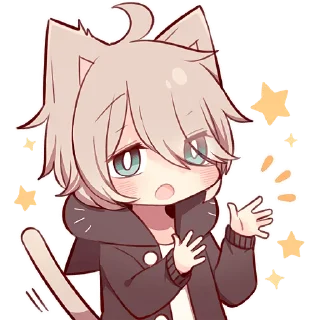 Sticker Коричневый котёнок @Nyasticks - 11