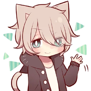 Sticker Коричневый котёнок @Nyasticks - 6