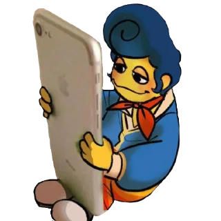 Стикер Креветка - 4