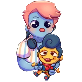 Стикер Креветка - 1