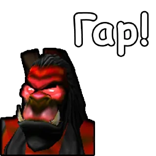 Sticker WarCraft III: Орочий язык - 6