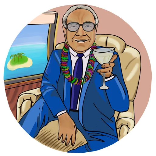 Sticker Warren Buffett by @buff_10 - 11