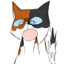Sticker WarriorCats art: Drawmachine - 5