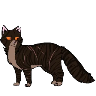 Sticker Коты воители от @KarmelniuVecherok - 8