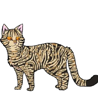 Sticker Коты воители от @KarmelniuVecherok - 4