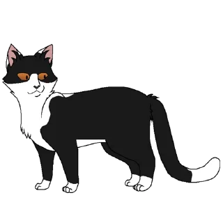 Sticker Коты воители от @KarmelniuVecherok - 3