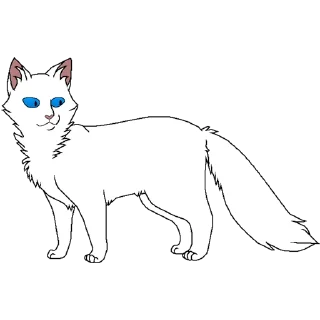 Sticker Коты воители от @KarmelniuVecherok - 0