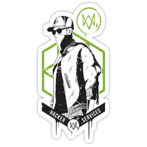 Стикер Watch Dogs 2 by N1M4KM - 9