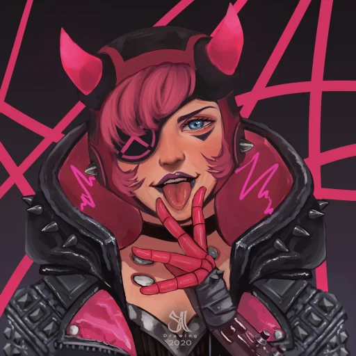 anime human face fiction