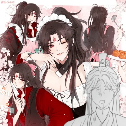 anime human face fiction