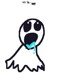 Стикер Привидение - 7