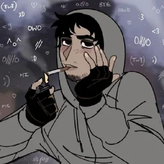 Стикер Мяу. @DJStrider - 4