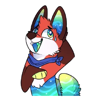 Sticker Wet Dog Ace - 5