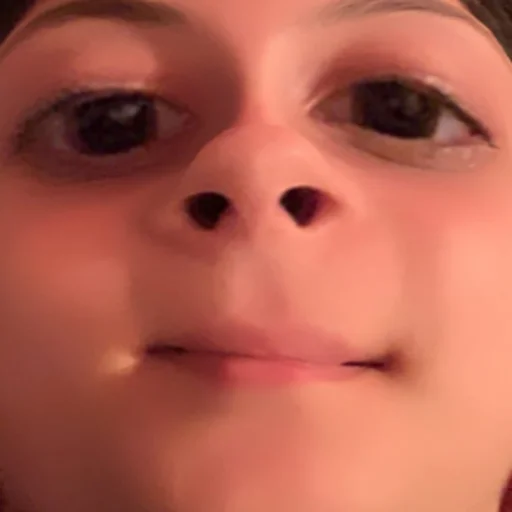 human face eyelash skin