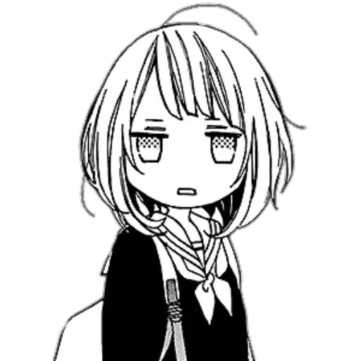 эскиз аниме иллюстрация