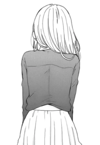 эскиз женщина рисование