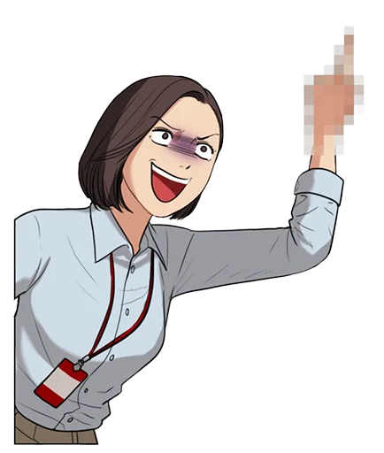 cartoon smile human face