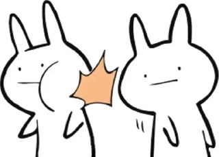 Стикер White Rabbit @stickersb2b - 0