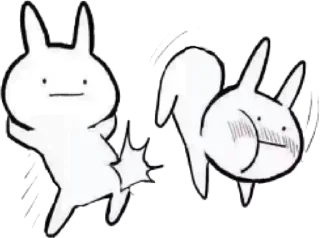 Стикер White Rabbit @stickersb2b - 5