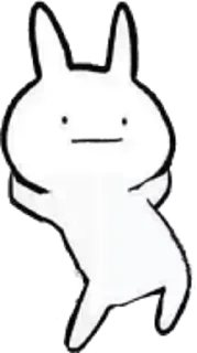 Стикер White Rabbit @stickersb2b - 9